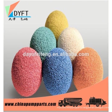 condenser cleaning rubber sponge ball manufacture